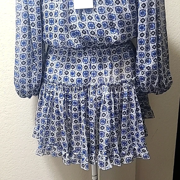 Misa Los AngelesZonia Off Shoulder Chiffon Mini Dress - Picture 6 of 7